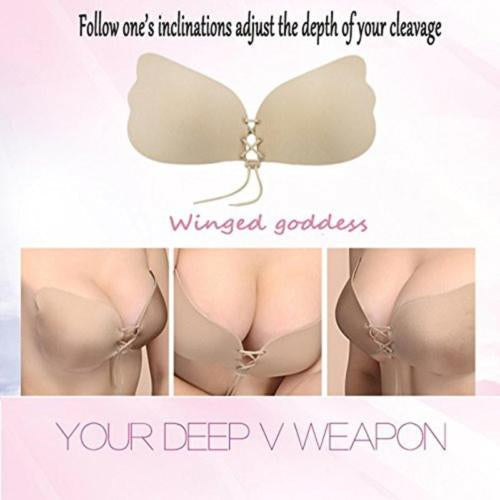 Imported ™Silicon Strapless Push Up Bra