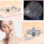 Imported™ I Love You In 100 Languages Elegance ring