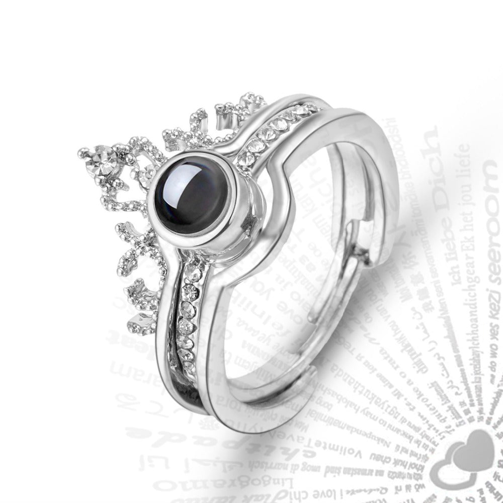 Imported™ I Love You In 100 Languages Elegance ring