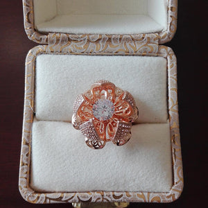 Imported Flower Bloom Ring